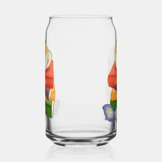 Bücher und Teebecher Dosenglas (Rechts)