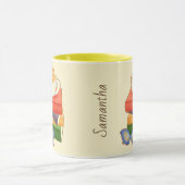 Bücher und Teebecher Tasse (Zentrum)