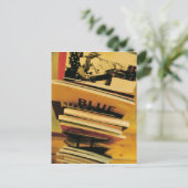Bücher und Zeitschriften Postkarte (Stehend Vorderseite)