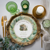 Bücher Unser nächstes Kapitel fängt Babydusche an Pappteller