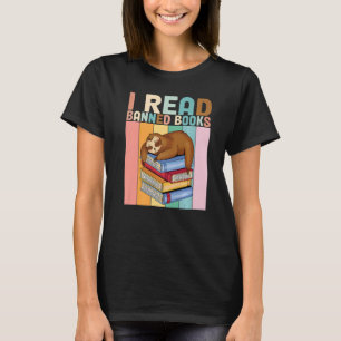 Bücher verboten Bücherwurm lese ich Bücher, die ve T-Shirt