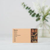 Bücher Visitenkarte (Stehend Vorderseite)