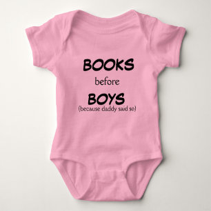 Bücher vor Boys - Baby Bodysuit Baby Strampler