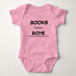 Bücher vor Boys - Baby Bodysuit Strampler