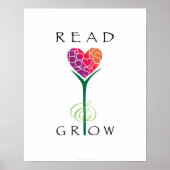 Bücher wachsen poster (Vorne)