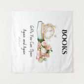 Bücher Wandteppich (Vorderseite (Horizontal))