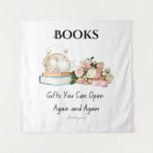 Bücher Wandteppich (Vorderseite)