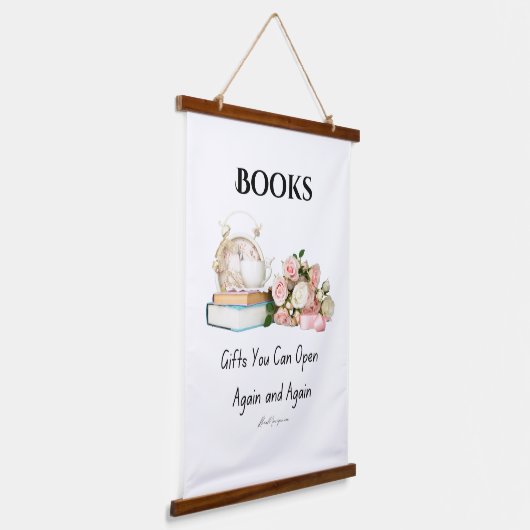 Bücher Wandteppiche (Gewinkelt)