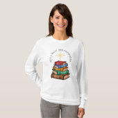 Bücher Weihnachtsbaum Alles, was ich T - Shirt wol (Vorne ganz)