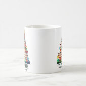 Bücher Weihnachtsbaum Librarian Book Lovers Name Kaffeetasse (Mittel)