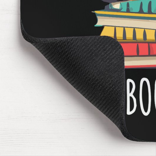 Bücher Weihnachtsbaum Merry Bookmas Mousepad (Ecke)
