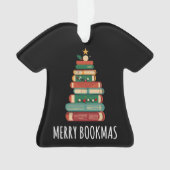 Bücher Weihnachtsbaum Merry Bookmas Ornament (Vorderseite)