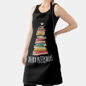 Bücher Weihnachtsbaum Merry Bookmas Schürze (InSitu)