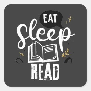 Bücher zum gemeinsamen Lesen Quadratischer Aufkleber
