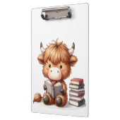Bücher zum Lesen von Kuh Klemmbrett (Links)