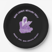 Bücher zum Thema Geburtstag Pappteller (Vorderseite)