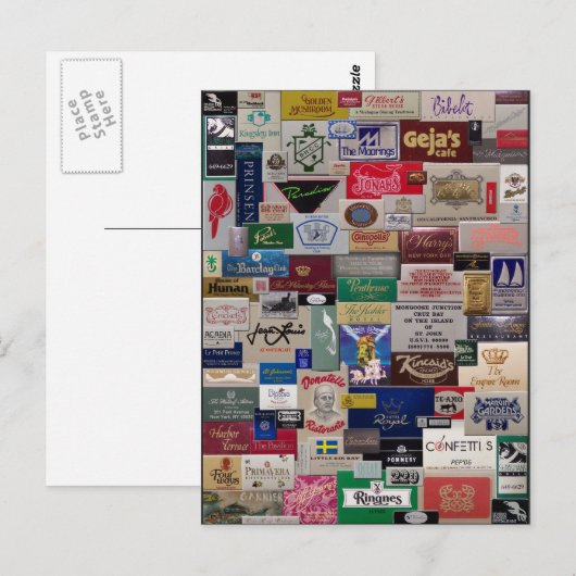 Bücher zuordnen postkarte (Vorne/Hinten)