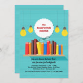 Bücher zur Einladung auf dem Sofa (Vorne/Hinten)