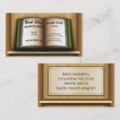 Bücherbücher für Bücherregale Treuekarte (Vorne/Hinten)