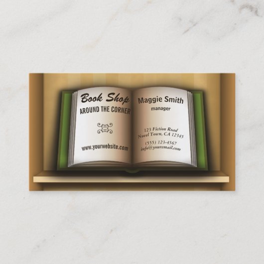 Bücherbücher für Bücherregale Treuekarte (Vorderseite)