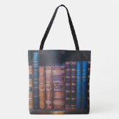 Bücherei Alles-über-Print Tote-Tasche, groß Tasche (Vorderseite)