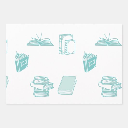 Büchergestaltung Geschenkpapier Set (Vorderseite 3)