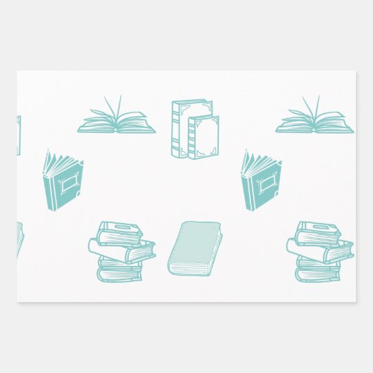 Büchergestaltung Geschenkpapier Set (Vorderseite 2)