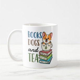 Bücherhunde und Teewochenende Lesen Kaffeetasse