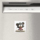 Bücherliebender Bärenmagnet Magnet (In Situ (Geschirrspüler))