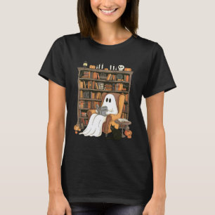 Bücherliebendes Gespenst Verzauberte Bibliothek Ka T-Shirt