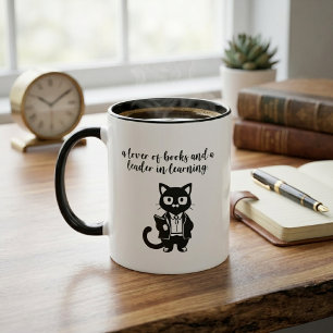 Bücherliebhaber Führer im Lernen Erzieher Tasse