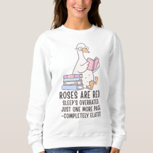 Bücherliebhaber Gans Sweatshirt
