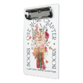Bücherliebhaber-Geschenk Mini Klemmbrett (Gewinkelt2)