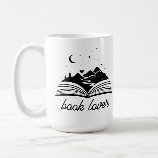Bücherliebhaber kaffeetasse (Links)