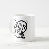 Bücherliebhaber Kaffeetasse (Vorderseite Links)
