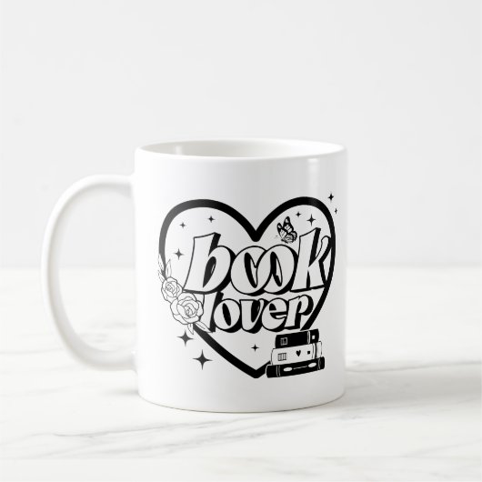 Bücherliebhaber Kaffeetasse (Links)