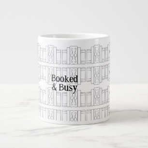 Bücherliebhaber-Kaffeetasse Jumbo-Tasse