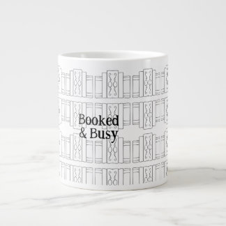 Bücherliebhaber-Kaffeetasse Jumbo-Tasse