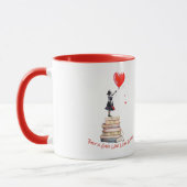 Bücherliebhaber-Kaffeetasse Tasse (Links)