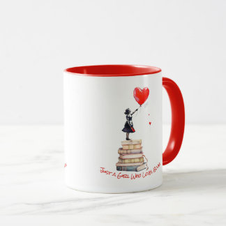 Bücherliebhaber-Kaffeetasse Tasse