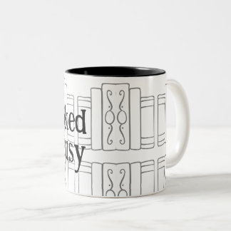 Bücherliebhaber-Kaffeetasse Zweifarbige Tasse