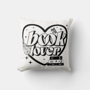 Bücherliebhaber Kissen
