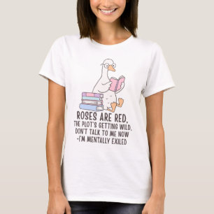 Bücherliebhaber liest Gans T-Shirt