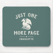 Bücherliebhaber Lustiger Spruch Fantasy Leser Mousepad (Vorne)