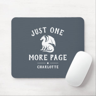 Bücherliebhaber Lustiger Spruch Fantasy Leser Mousepad