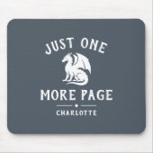 Bücherliebhaber Lustiger Spruch Fantasy Leser Mousepad (Vorne)