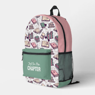 Bücherliebhaber „Nur noch ein Kapitel“ Rucksack
