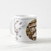 Bücherliebhaber-Tasse Kaffeetasse (Vorderseite Links)