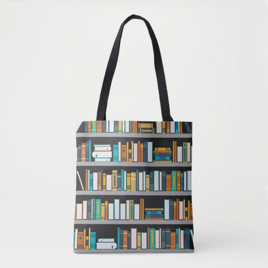 Bücherliebhaber Tote Bag Tasche (Vorderseite)