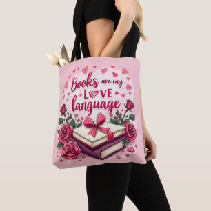 Bücherliebhaber Valentinstag Romantische Lesesthet Tasche